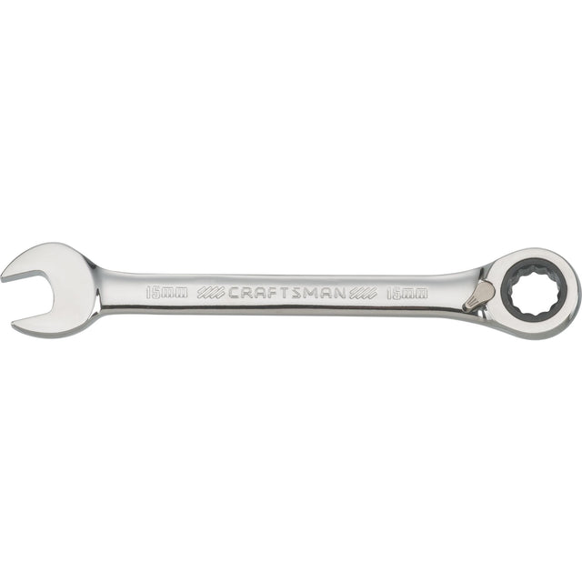 17mm 72 Tooth 12 Point Metric Reversible Ratcheting Wrench