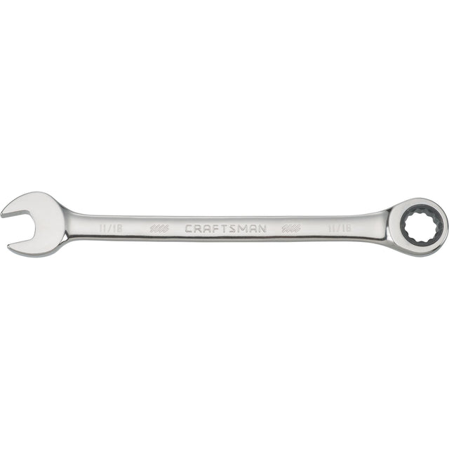 11/16-in 72 Tooth 12 Point SAE Ratcheting Wrench
