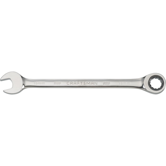 15mm 72 Tooth 12 Point Metric Ratcheting Wrench