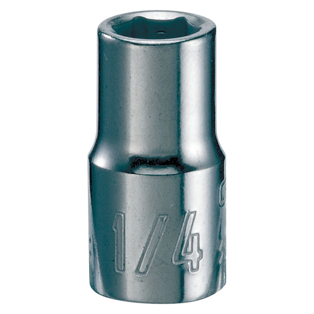 1/4-in Drive 1/4-in 6 Point SAE Shallow Socket