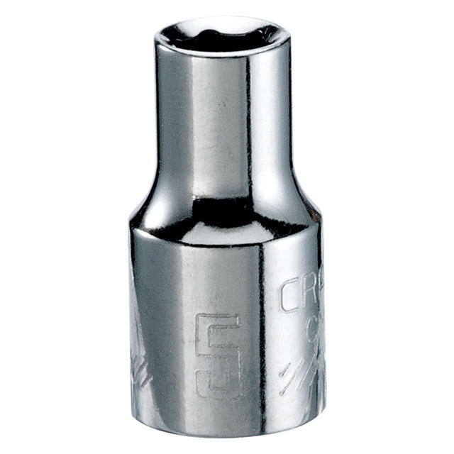 1/4-in Drive 5mm 6 Point Shallow Socket
