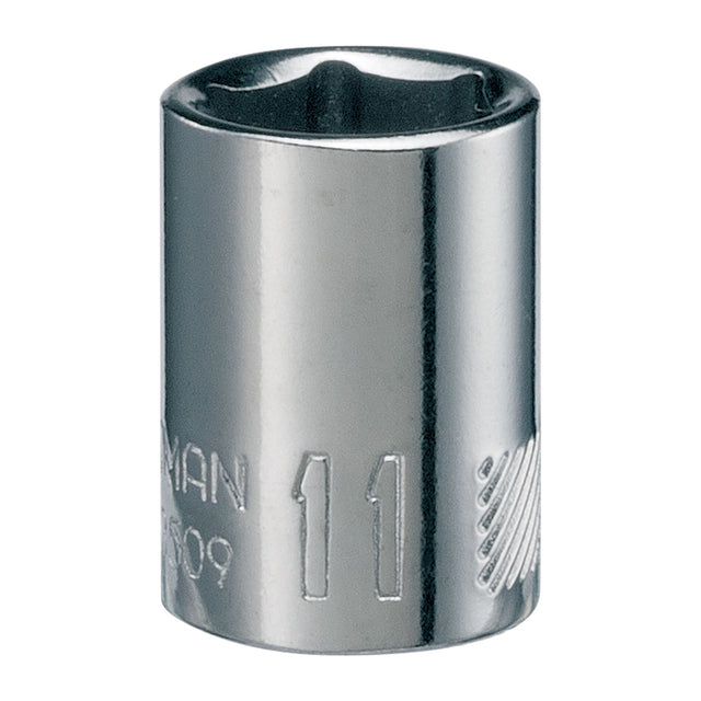 1/4-in Drive 11mm 6 Point Shallow Socket
