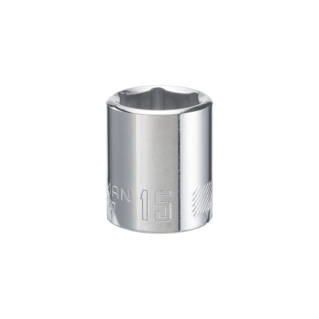 3/8-in Drive 15mm 6 Point Shallow Socket