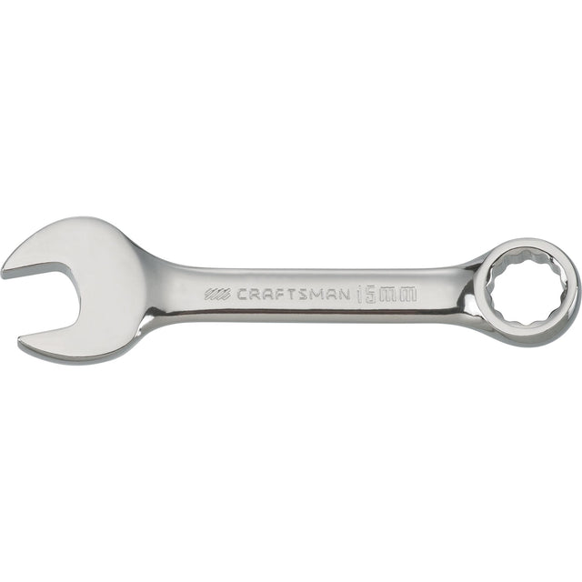 Short Metric Combination Wrench (15mm)