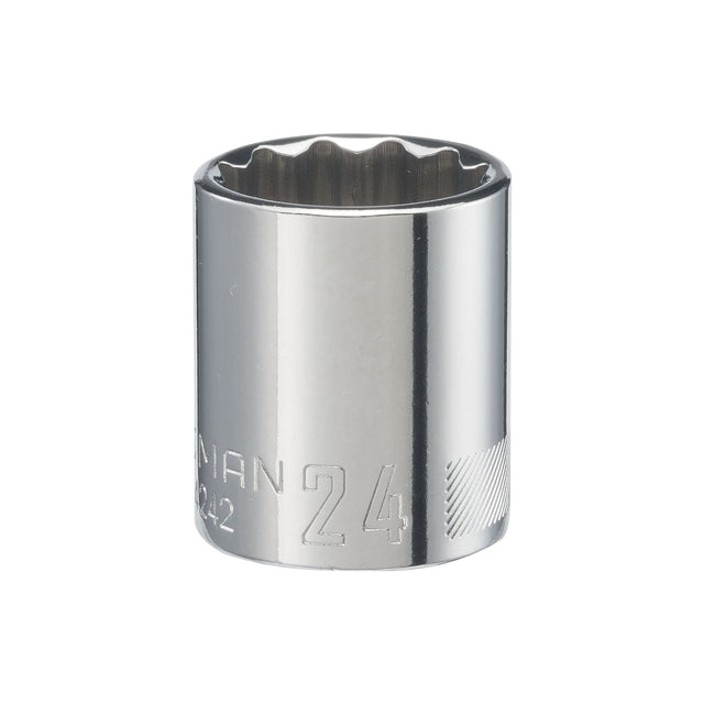 1/2-in Drive 4mm 12 Point Shallow Socket