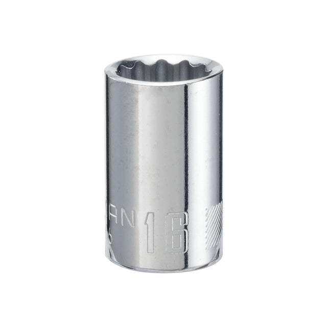 1/2-in Drive 16mm 12 Point Shallow Socket