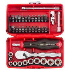 V-Series™ 1/4 in Drive Metric 6-Point Tool Set (38 pc)