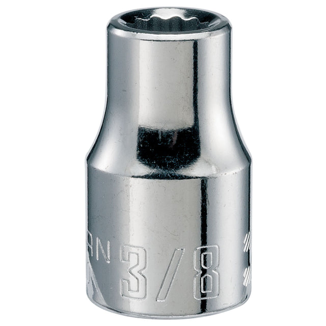 1/2-in Drive 3/8-in 12 Point SAE Shallow Socket