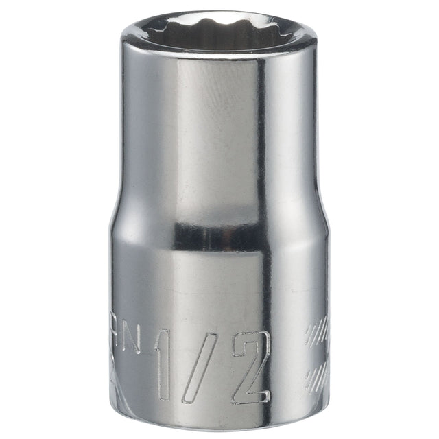 1/2-in Drive 1/2-in 12 Point SAE Shallow Socket