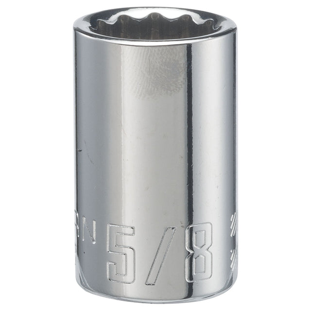 1/2-in Drive 5/8-in 12 Point SAE Shallow Socket