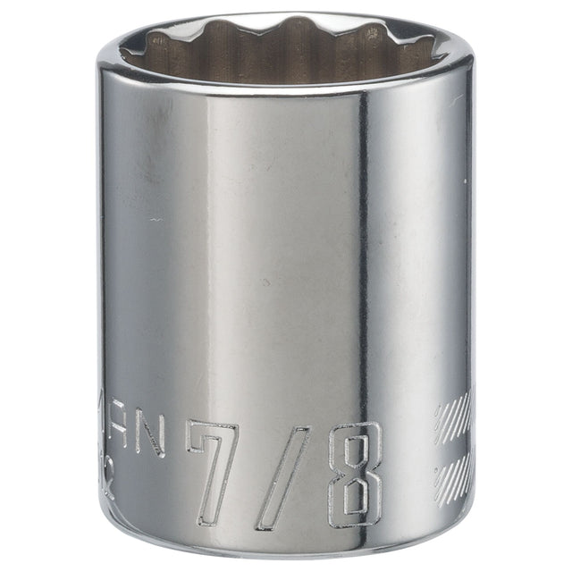 1/2-in Drive 7/8-in 12 Point SAE Shallow Socket