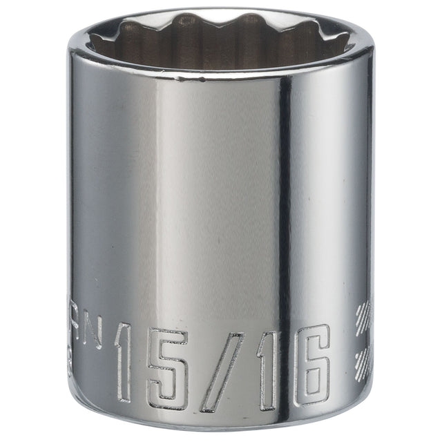 1/2-in Drive 15/16-in 12 Point SAE Shallow Socket