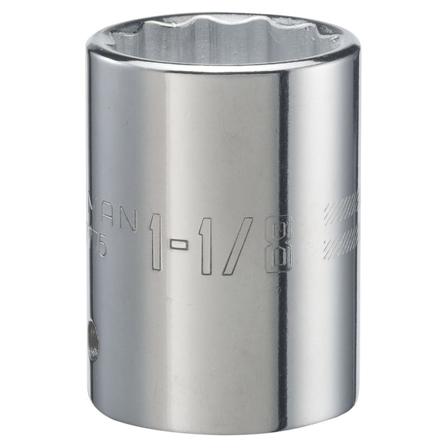 3/4-in Drive 1/8-in 12 Point SAE Shallow Socket