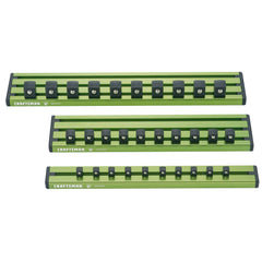 V-Series™ Magnetic Green Socket Rails (3 PK)