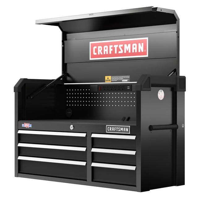 S2000 41In 6--Drawer Open Tool Chest - Black