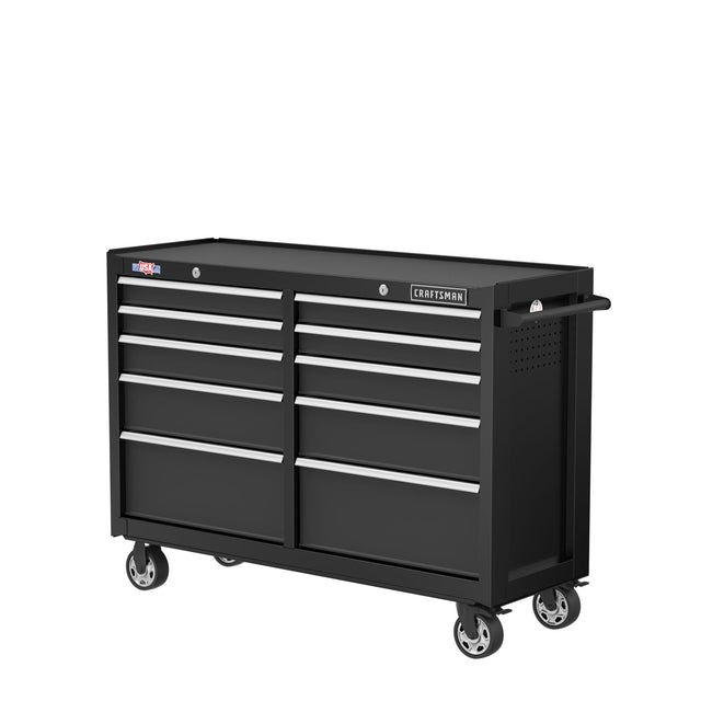 S2000 52 In. 10-Drawer Cabinet - Black