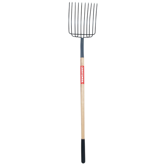 Wood Handle Bedding And Mulch Fork